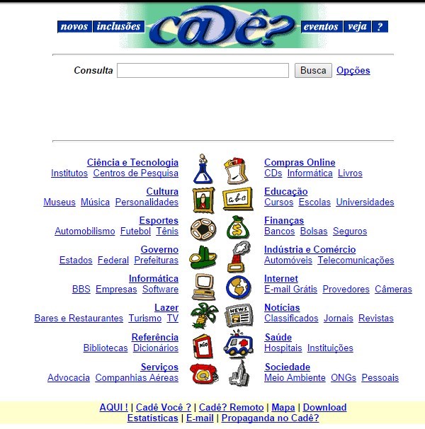O Cadê? foi o maior catálogo de internet do Brasil, por onde toda busca começava