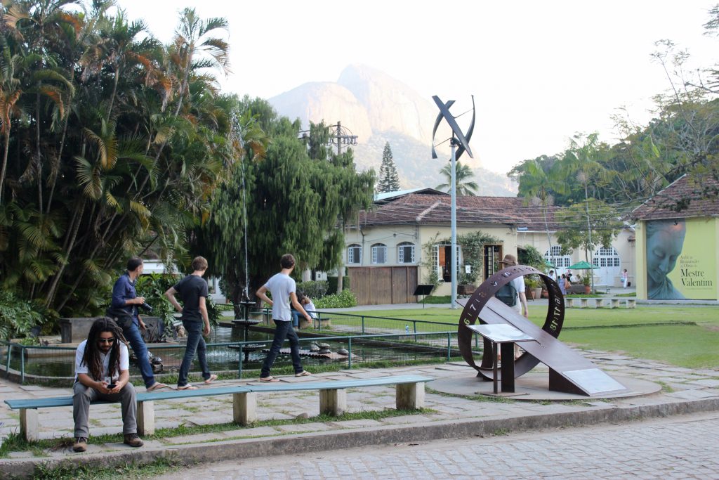 A área de recepção aos visitantes no parque carioca / Foto: Carla Lencastre